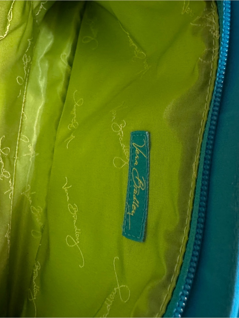 Vera Bradley Blue Quilted Women’s Shoulder Bag - Picture 2 of 9
